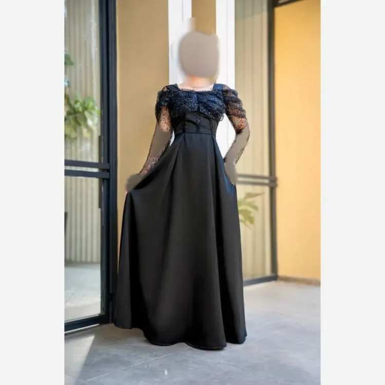 ماکسی مجلسی زنانه ساتن آمریکایی و جسمیکو قد 165 سایز بزرگ