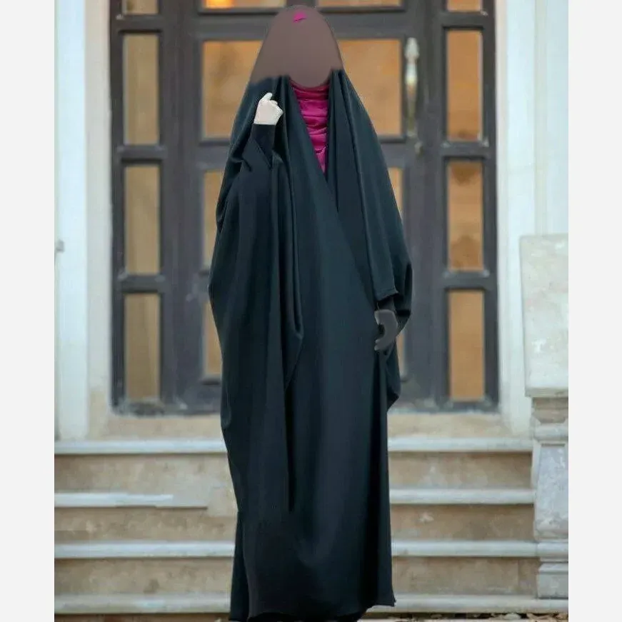 چادر جده عربی اصیل کرپ حریر الاسود مشکی