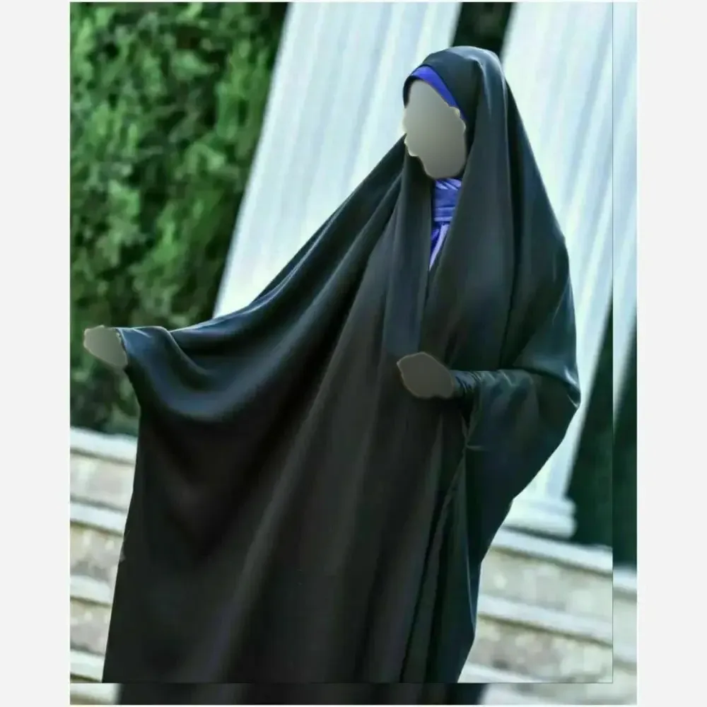 چادر خبرنگاری کارمندی ژرژت سوپرژرژت مشکی