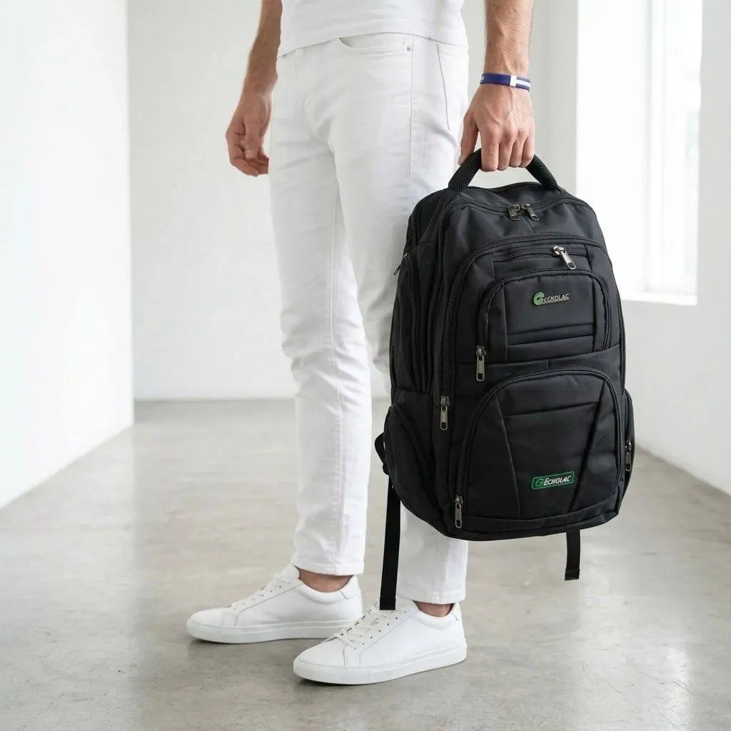 کول پشتی اسپرت برزنت جا لبتاپ مدرسه دانشگاه ابعاد 45 در 40 سانتیمتر