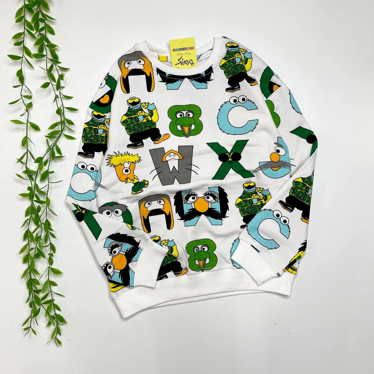 بلوز دورس بچگانه طرح کارتونی انیمه سایز 3 تا 15 سال ترک