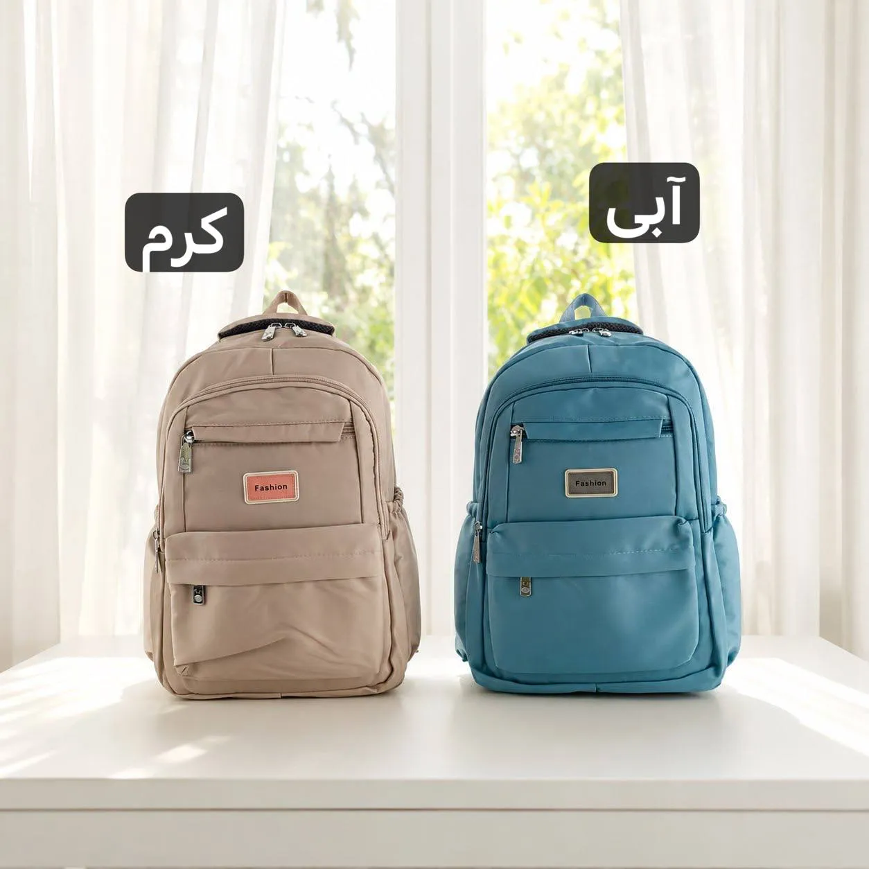 کوله پشتی مدرسه و دانشگاه جنس کجراه خارجی ابعاد 45x30x10 سانتیمتر