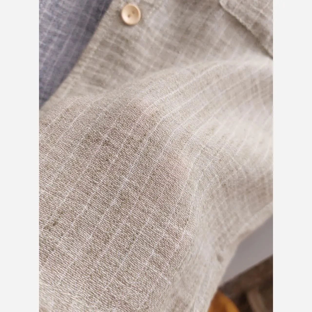 پیراهن تک دکمه دار نخی پسرانه مناسب استفاده روزمره سایزبندی 45 تا 65