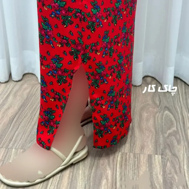 پیراهن نخی ترکمنستان گل نقلی فری سایز تا 54 چهارفصل شیک و راحت طل<bos>وبند دار