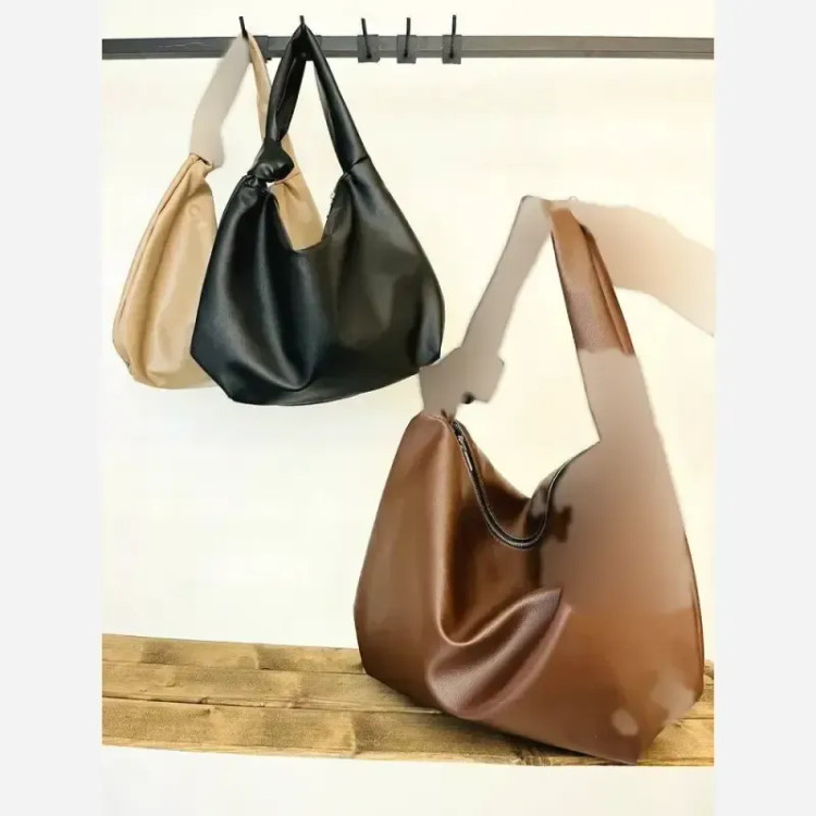 کیف زنانه یک طرف گره جنس وارداتی رنگ مشکی