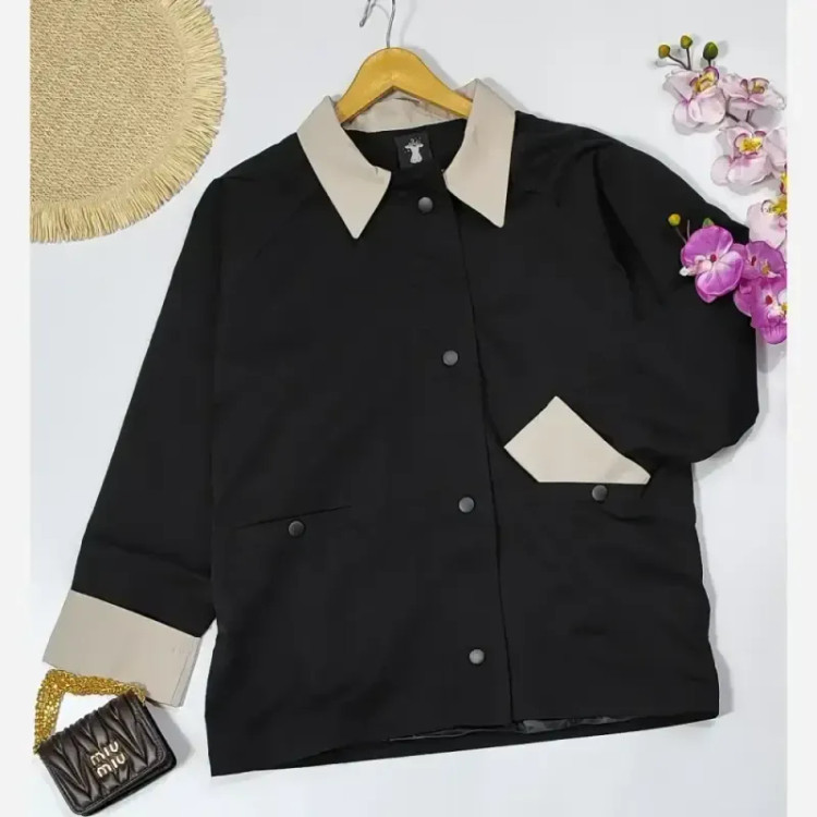 ترنج کت کتان تی سی ضدآب مدل لیرا فری سایز
