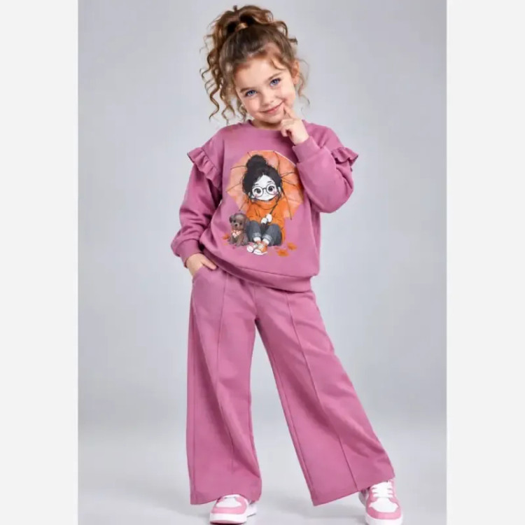 بلوز شلوار دخترانه دورس دونخ پنبه لاکرا سایز 44 تا 65