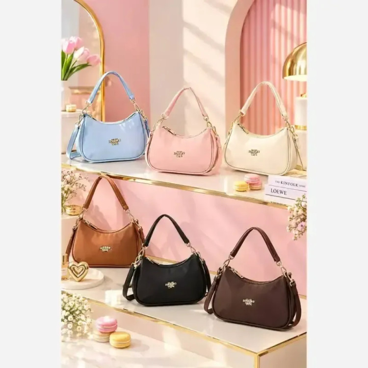 کیف مینیمال کوچ قایقی رنگبندی متریال وارداتی سایز 18 در 10