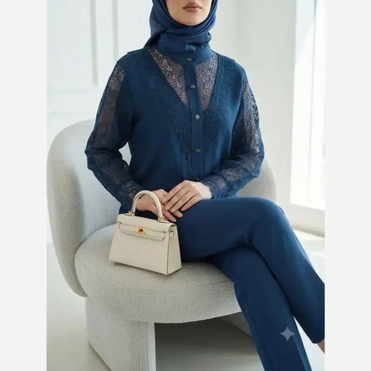 شومیز زنانه مدل آی تک جنس پارچه توکی سایز 36 تا 56